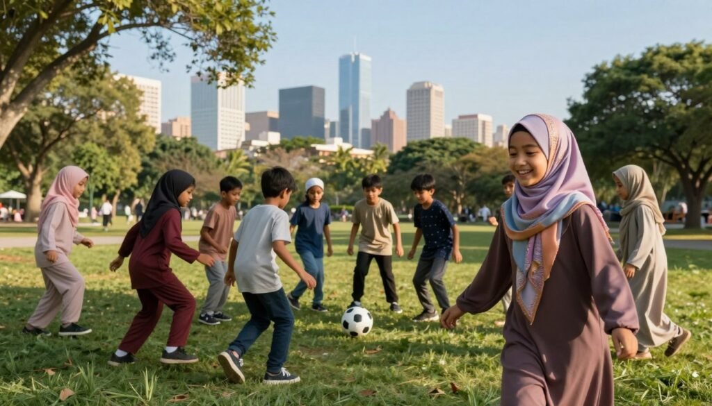 الهوية الإسلامية في الغربة، تربية الأبناء، آية وترديد، Islamic Identity abroad.