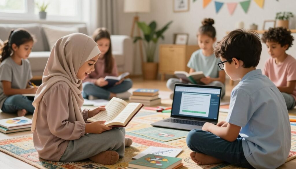 تعليم القرآن عن بعد للأطفال