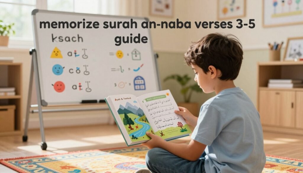 memorize Surah An Naba verses 3-5