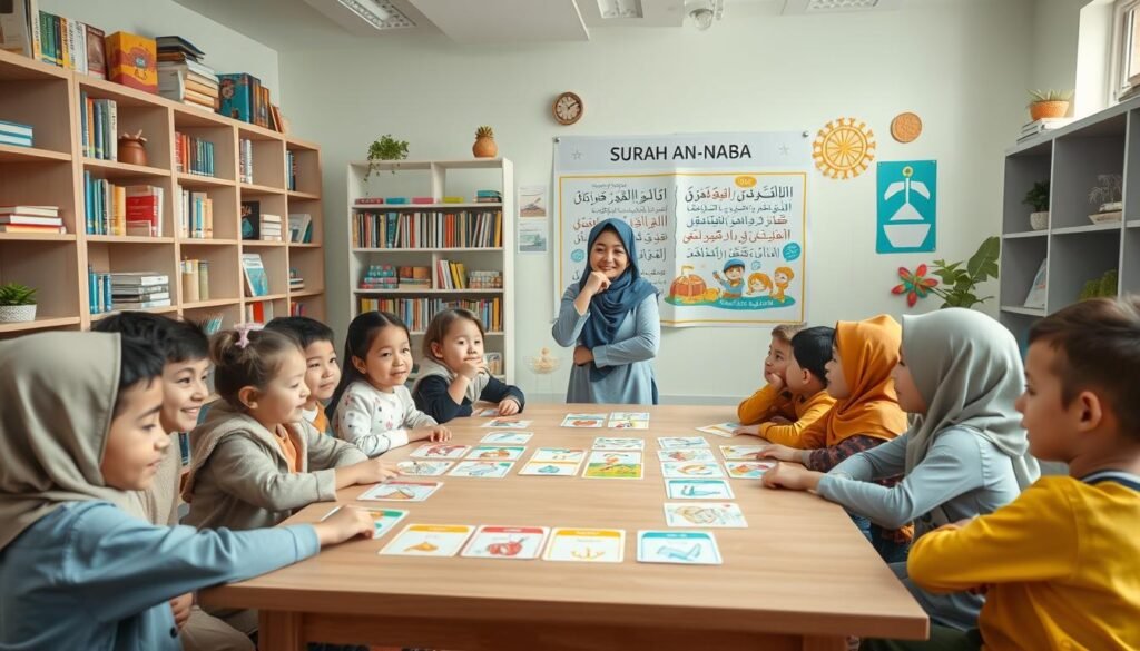 حفظ سورة النبأ للأطفال