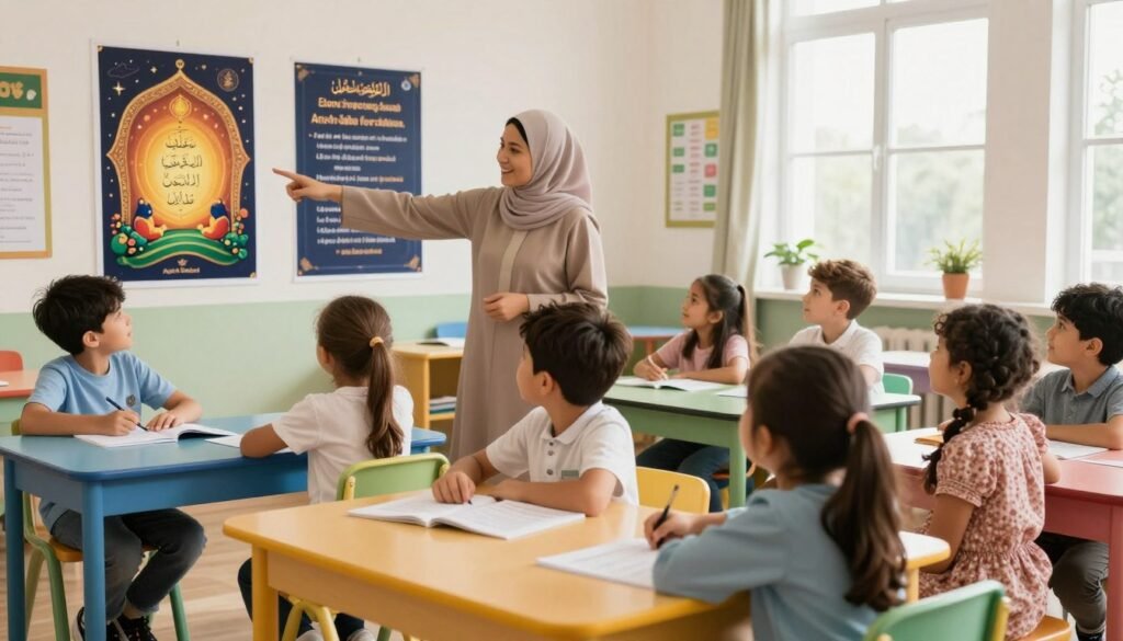 حفظ سورة النبأ للأطفال الآيات 12-15