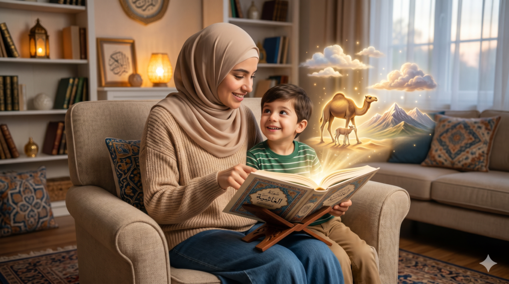 طرق مبتكرة لحفظ سورة الغاشية للأطفال بأسلوب ممتع